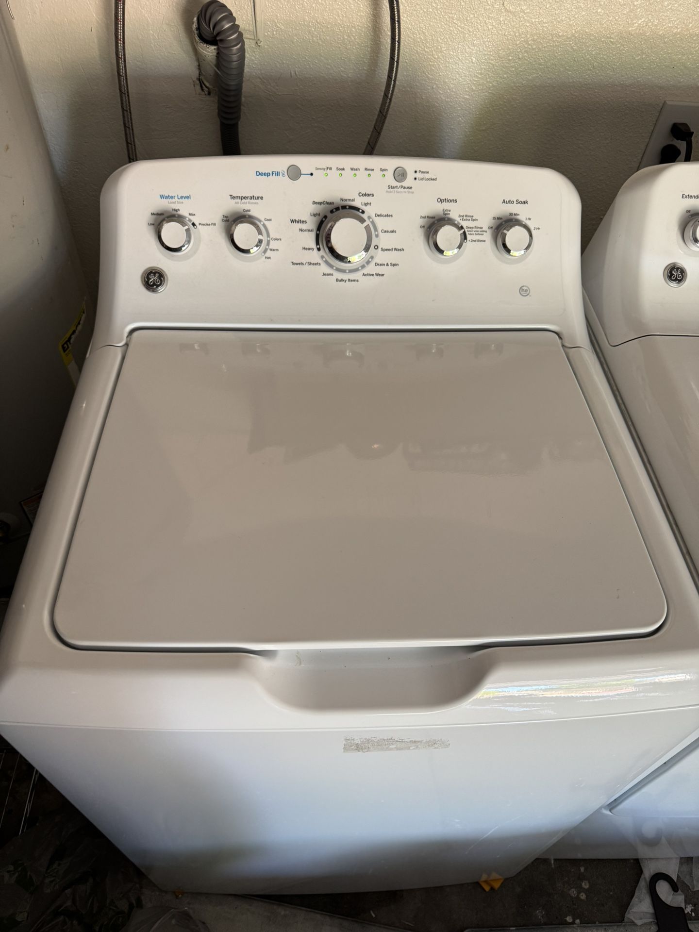GE WASHER AND GAS DRYER