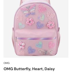 OMG Butterfly Heart Daisy Large Backpack