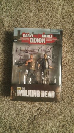 Twd action figure signed bundle