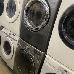LG XL WASHER AND DRYER ELECTRIC SET WARRANTY ATTACHMENTS ETC.