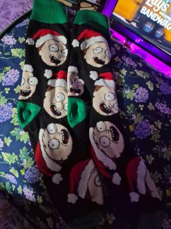 Rick And Morty Christmas Socks