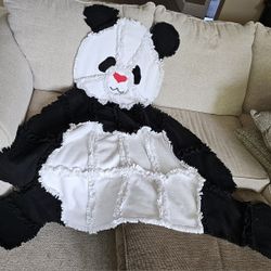 Homemade Panda Blanket 