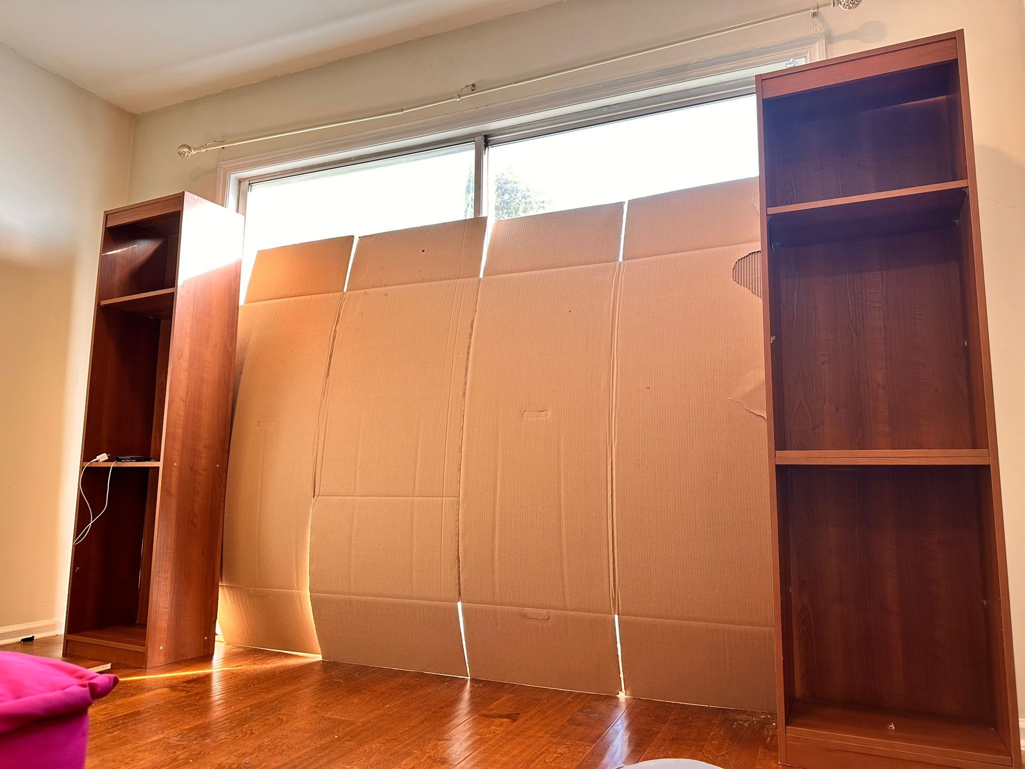 Two bookshelves