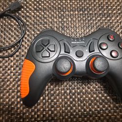 BEBONCOOL WIRELESS NINTENDO SWITCH NS PRO CONTROLLER B01 ORANGE & BLACK 