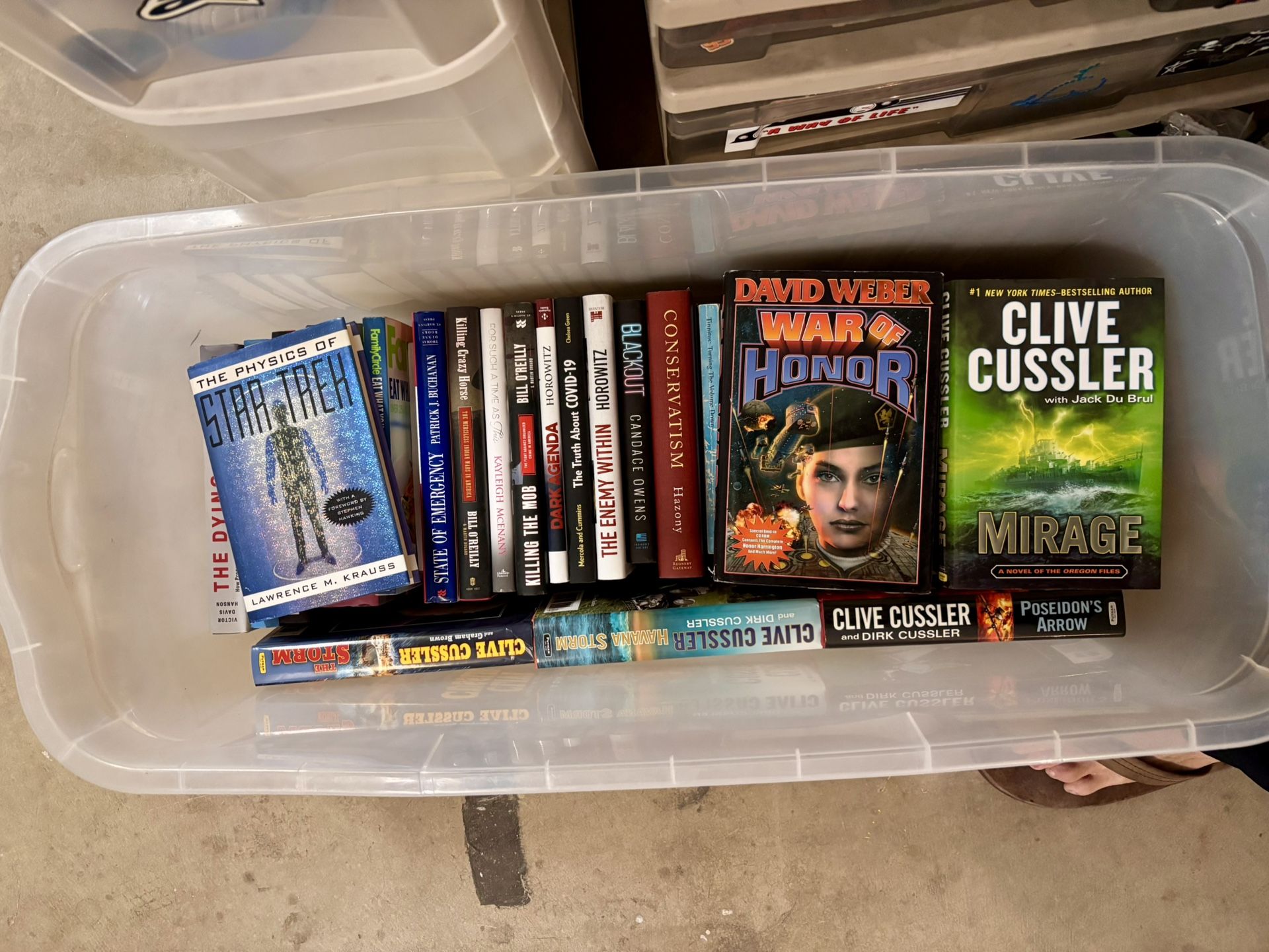 Attention Book Sellers Handful Of Hard Back Novels Mint Condition