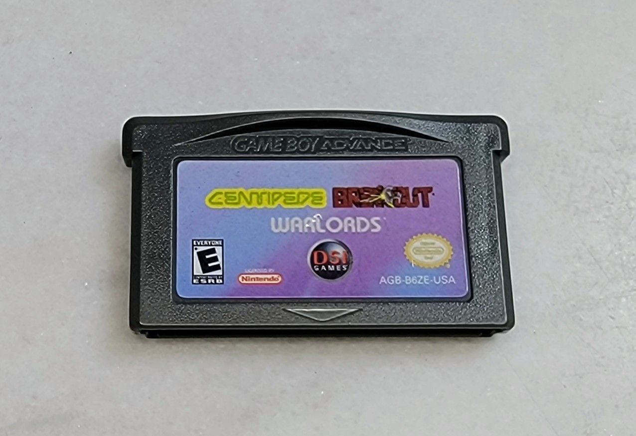 Centipede / Breakout / Warlords Game Boy Advance Game Only