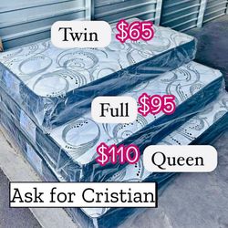 New Mattresses  Twin mattress Full mattress Queen mattress  King mattress  Colchones nuevos  Beds 