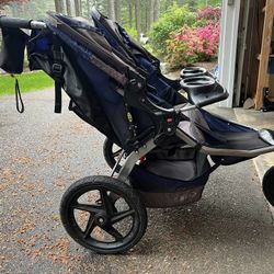 BOB double jogging Stroller With Anti Leak Tires