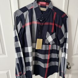 Burberry Long Sleeve Dress Shirt