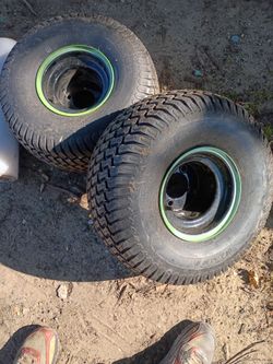 Wanda 20x10.00-8 Turf Tires on Rims – Set of 2