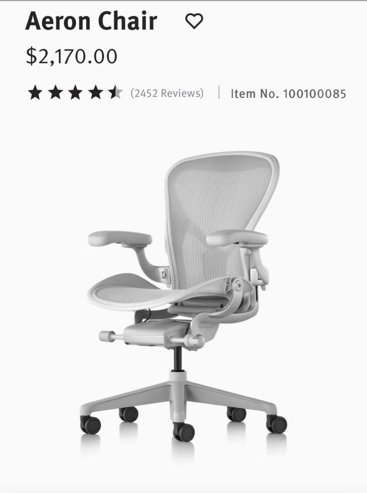 Aeron chair Herman Miller