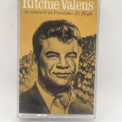Ritchie Valens Cassette “concert At Pacoima Jr High” Very Rare 