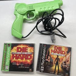 Ps1/ps2 Konami Justifier/ Die hard Trilogy Games