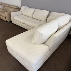 Z Gallerie Modern Sectional – Designer Neutral – Excellent Condition
