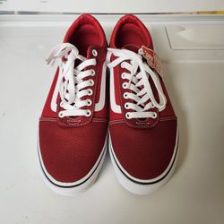 Vans Red/White OTW Sidewall