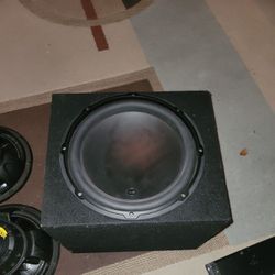 Single 12 Inch In Box Car Bass Speaker