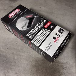 New Genie 1/2hp Ultra-Quiet Belt Drive Garage Opener Battery Back-up