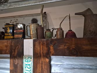 Old antique oil cans all for $80