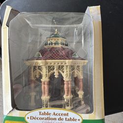 Lemax Table Accent Gilded Gazebo