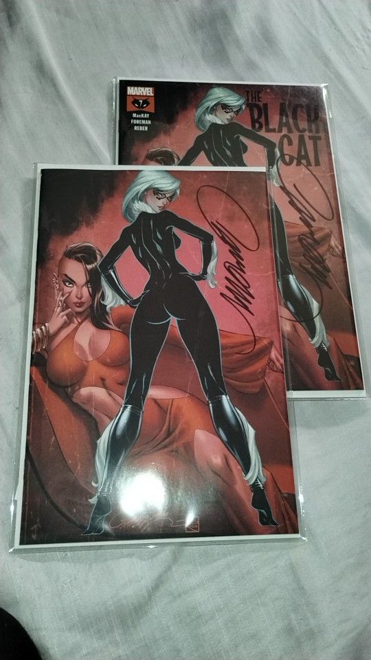 Black Cat #7 J Scott Campbell Signature