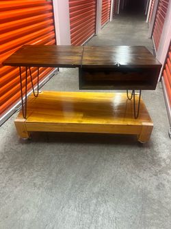 Wooden coffee table..