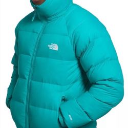 North Face Hydrenalite Down Hoodie Zip Puffer Jacket Wasabi