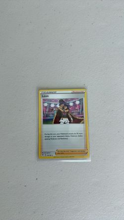 Leon Trainer Shiny Pokemon Card