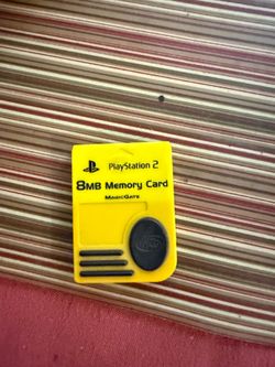 Ps2 yellow memory card