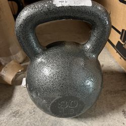 80LB Cap Barbell Kettlebell Weight