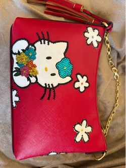 Hello Kitty Hand Painted Purse