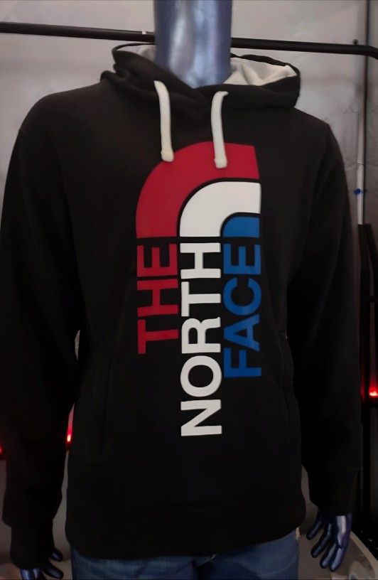 The North Face Hoodie Men’s Medium Black Oversized Graphic