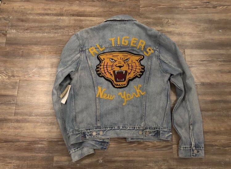 Polo Ralph Lauren. RL Tigers Denim Jacket Men’s size Large