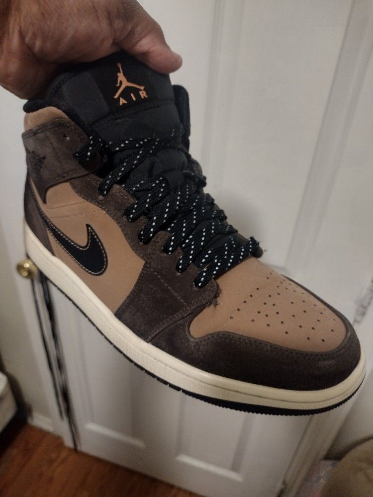 Brown Suede Air Jordan 1 