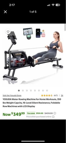 YOSUDA Water Rowing Machine