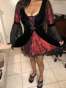 Vampiress costume woman s/m