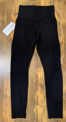 NWT Athleta Black Inclination Moto Tights Workout Yoga Pants XS 