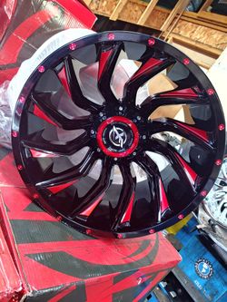 New 20" -44 rims & terrain tires. $0 DOWN TO RIDE TODAY! Ulohos 2940 N Keystone Mon-Sat 10-6pm