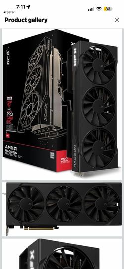 XFX - Swift AMD Radeon RX 9070XT 16GB GDDR6 PCI Express 5.0 Gaming Graphics Card - Black