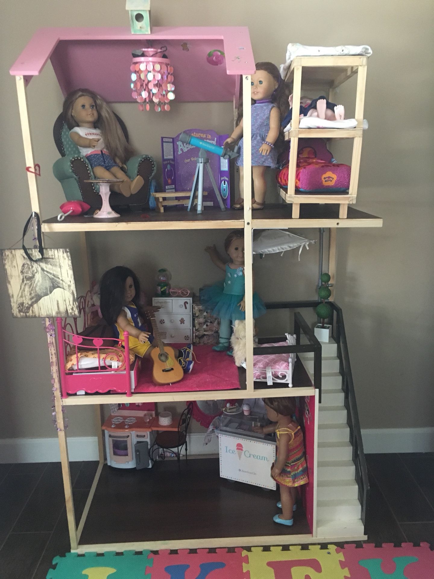 Our generation wooden doll house for 18” dolls