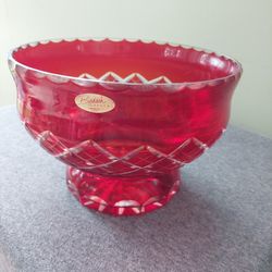 Badash Crystal Cut Bowl 
