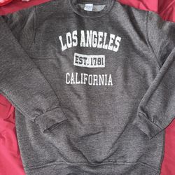 Los Angeles Womens Grey Sweatshirt Size L