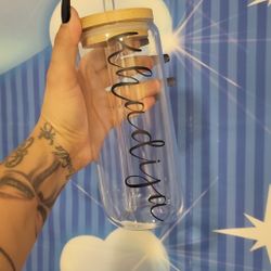 Custom Glass With Name