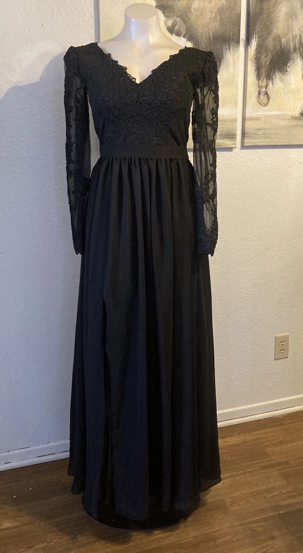 Vintage Black Wedding Dress