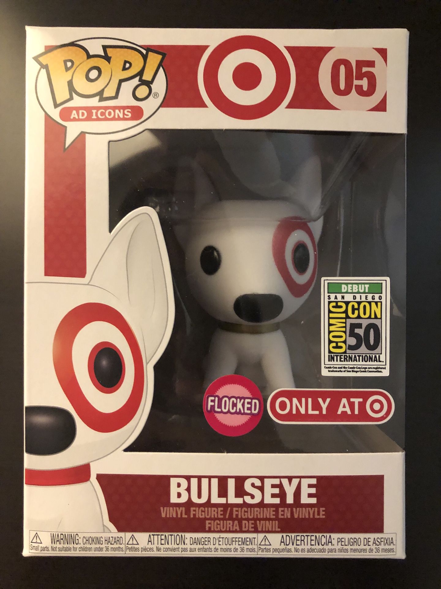 Flocked Bullseye SDCC Convention Exclusive