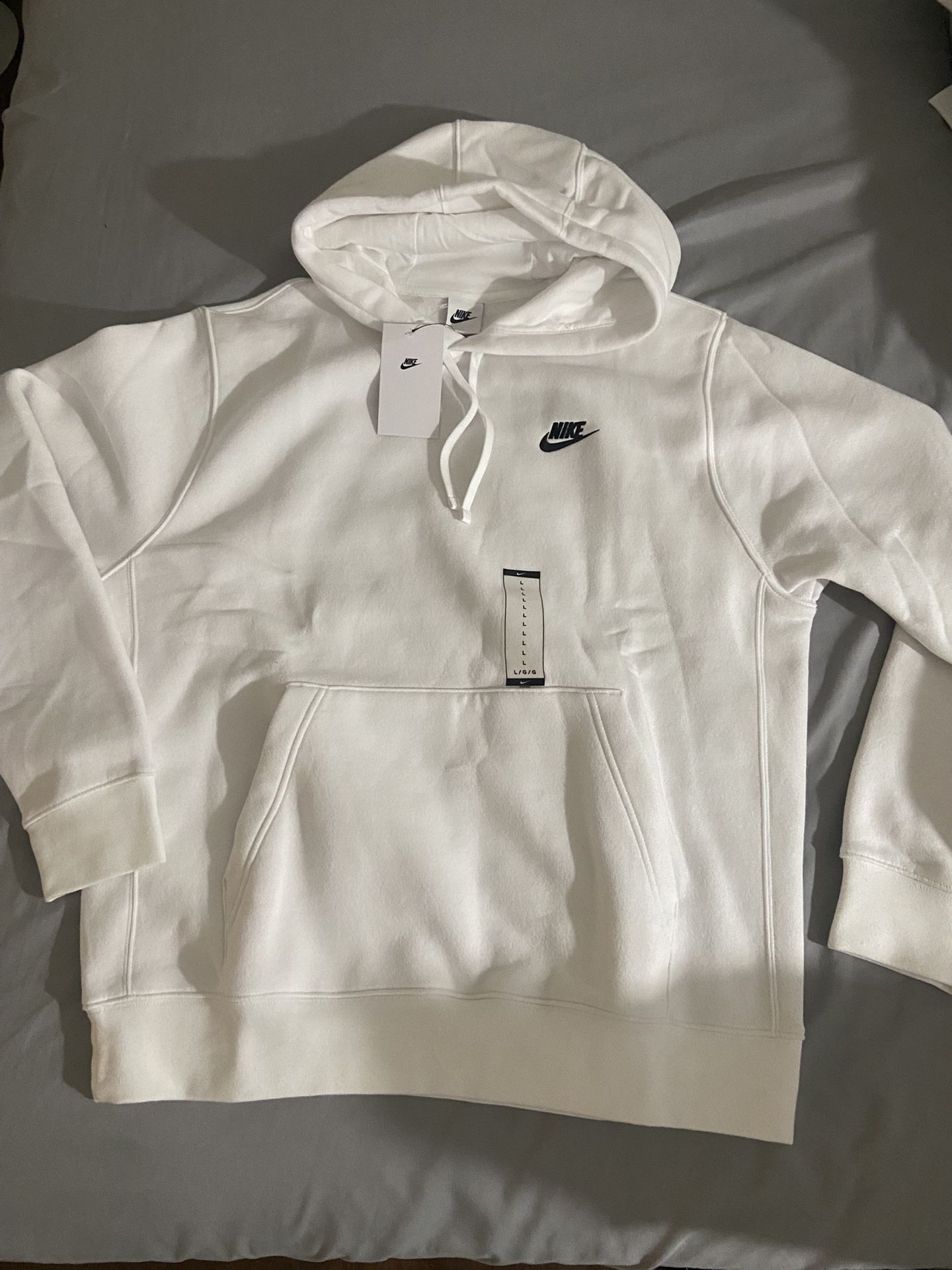White Nike Hoodie Brand New