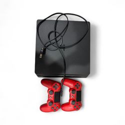 PlayStation 4 500GB + 2 Controllers – Excellent Condition, Game Add-Ons Available