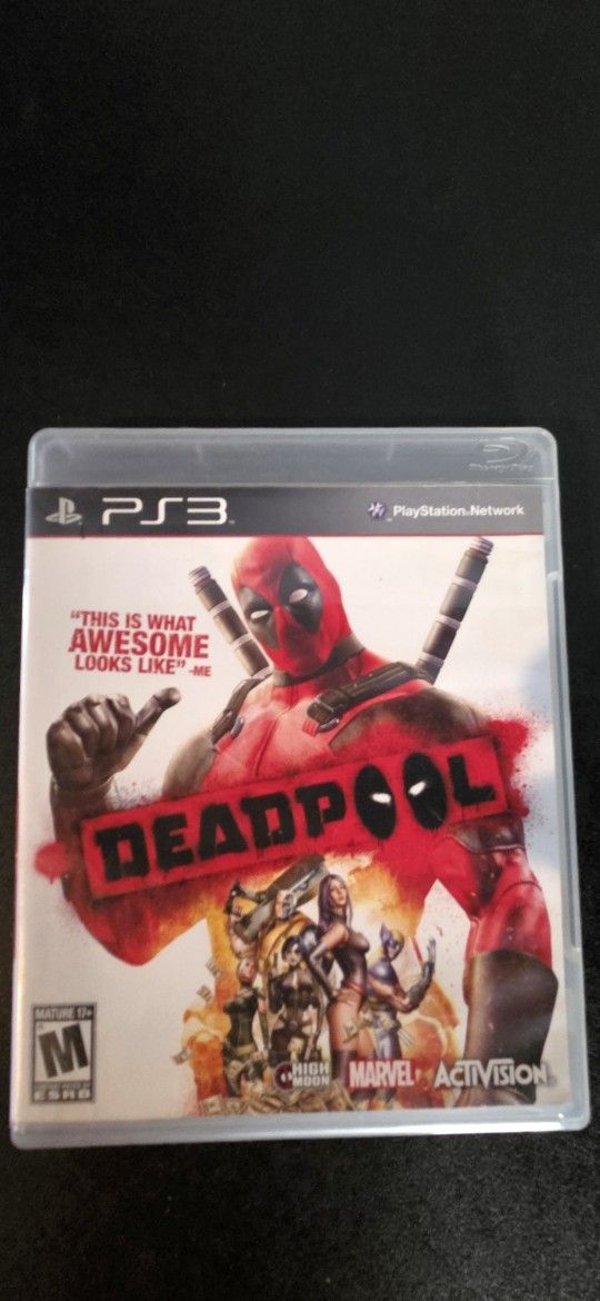 DEADPOOL- PS3 Video Game-