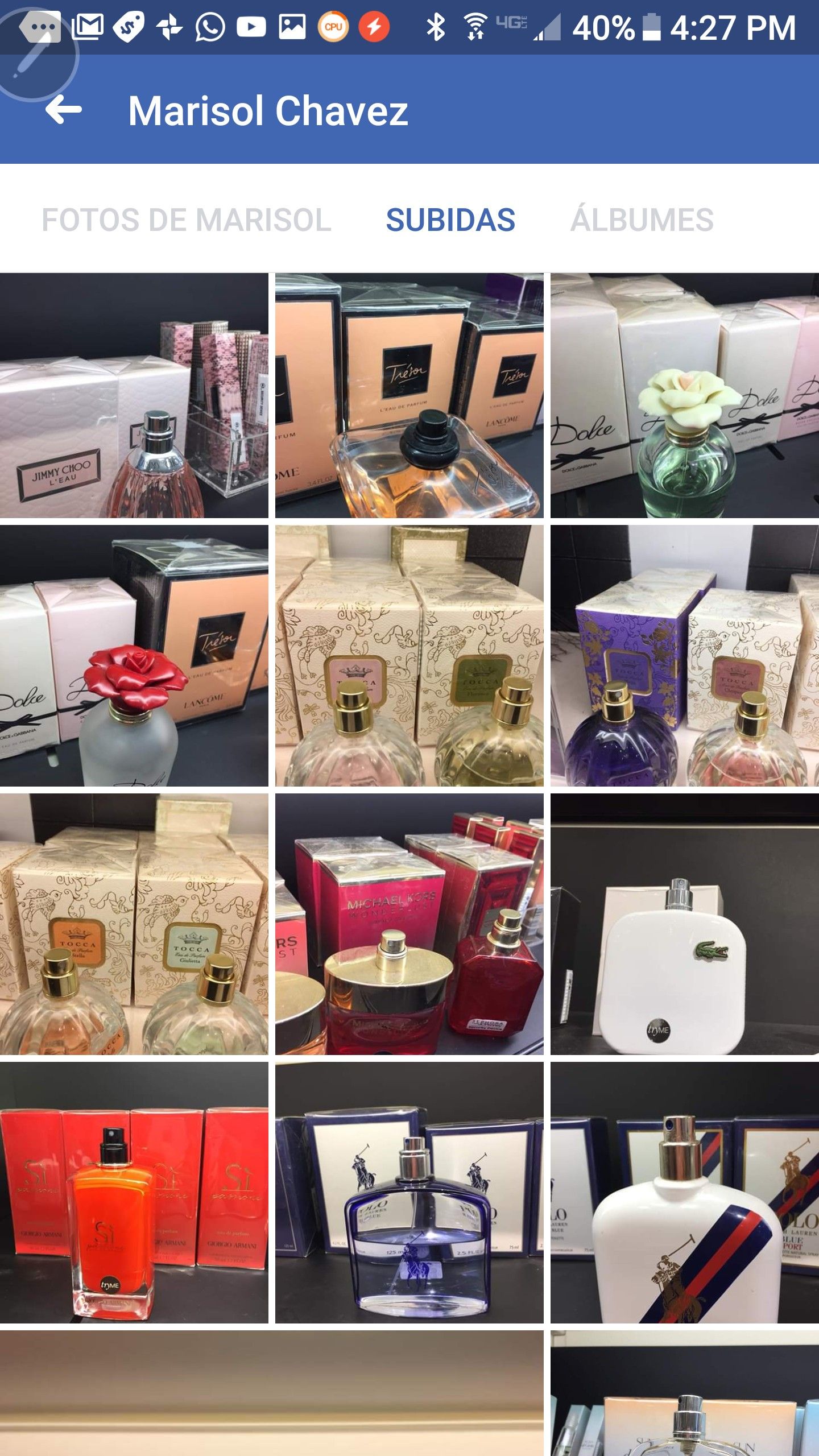 Perfumes originales dama y Caballero