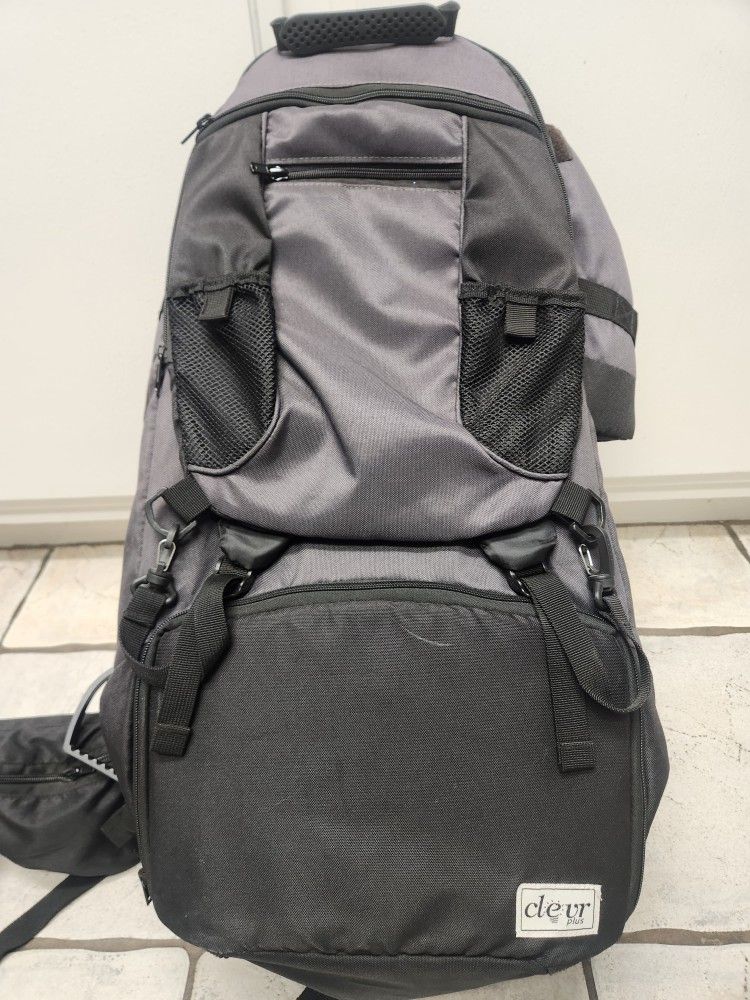 ClevrPlus  Deluxe Baby Backpack Hiking Cross Country Lightweight Carrier