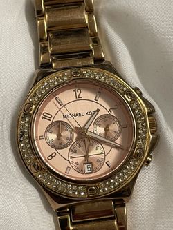 Michael Kors MK5450 Women's Stainless Steel Analog Gold Dial Genuine Watch MP701